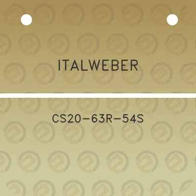 italweber-cs20-63r-54s