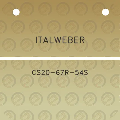 italweber-cs20-67r-54s