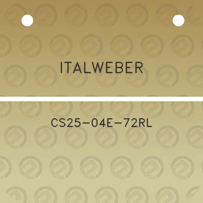 italweber-cs25-04e-72rl