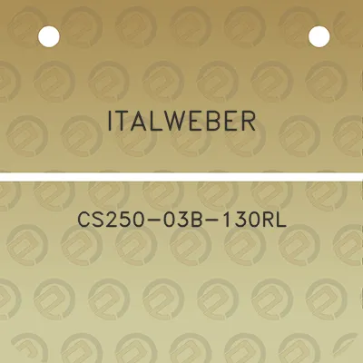 italweber-cs250-03b-130rl