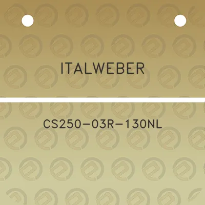 italweber-cs250-03r-130nl