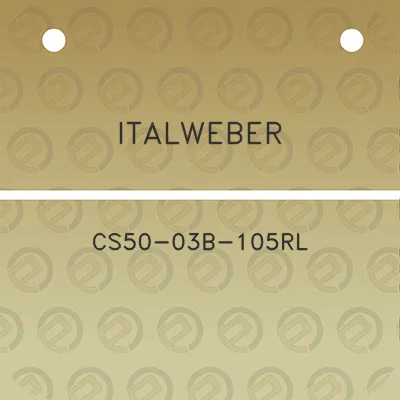 italweber-cs50-03b-105rl