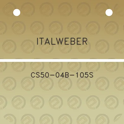 italweber-cs50-04b-105s