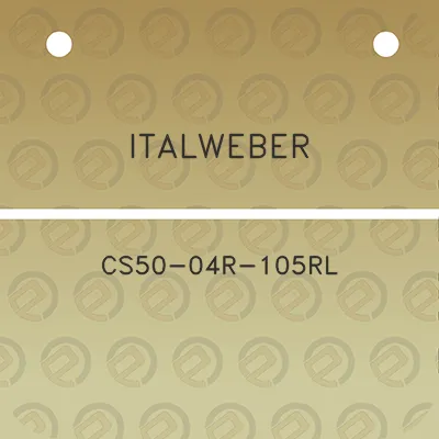 italweber-cs50-04r-105rl