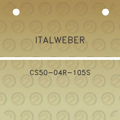 italweber-cs50-04r-105s