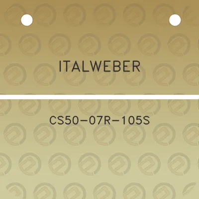 italweber-cs50-07r-105s