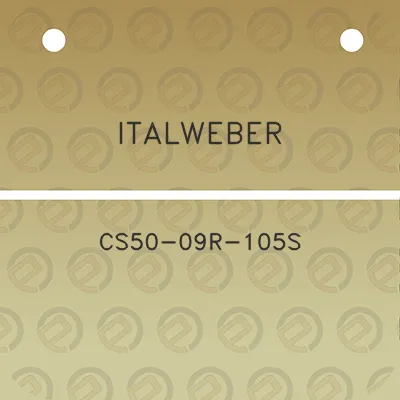 italweber-cs50-09r-105s