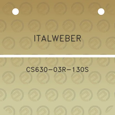 italweber-cs630-03r-130s