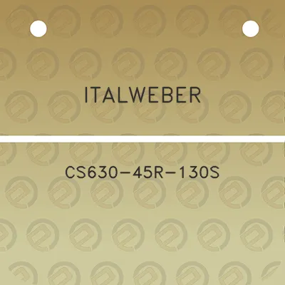 italweber-cs630-45r-130s