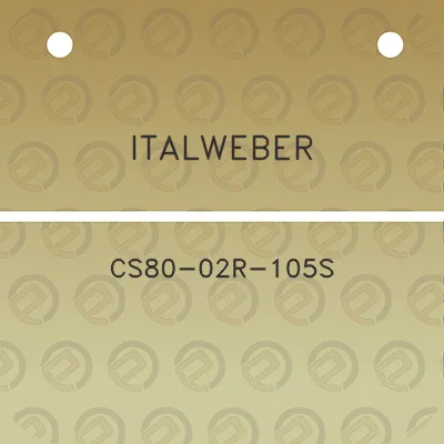 italweber-cs80-02r-105s