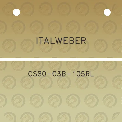 italweber-cs80-03b-105rl