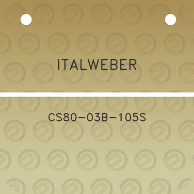 italweber-cs80-03b-105s