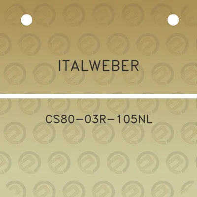 italweber-cs80-03r-105nl