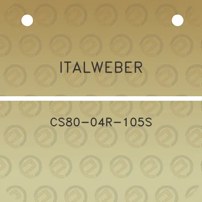 italweber-cs80-04r-105s