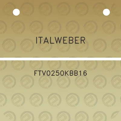 italweber-ftv0250kbb16