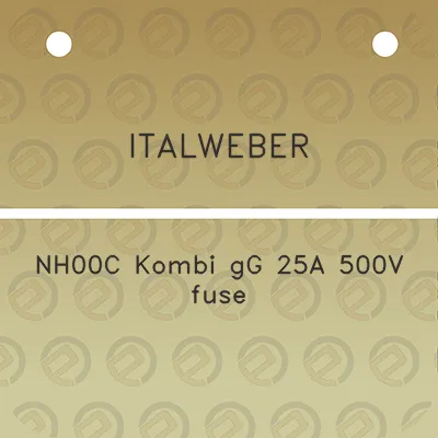 italweber-nh00c-kombi-gg-25a-500v-fuse