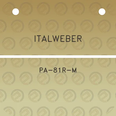 italweber-pa-81r-m