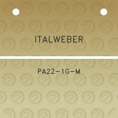 italweber-pa22-1g-m