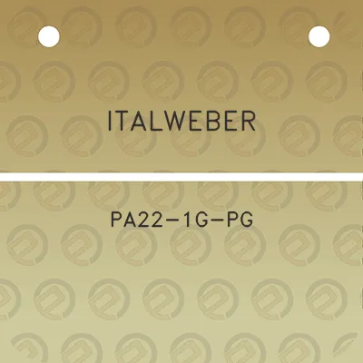 italweber-pa22-1g-pg