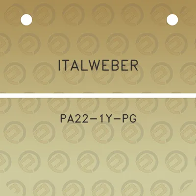 italweber-pa22-1y-pg