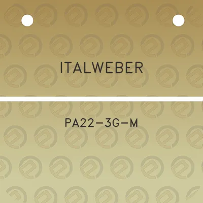 italweber-pa22-3g-m