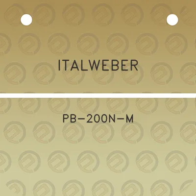 italweber-pb-200n-m