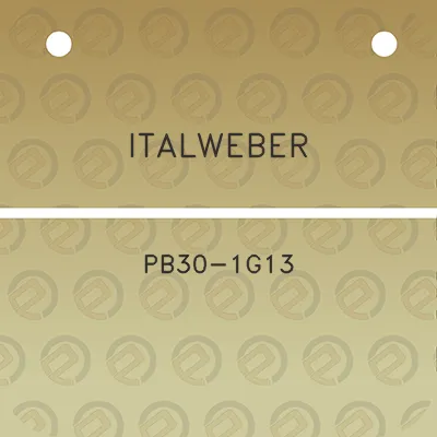 italweber-pb30-1g13