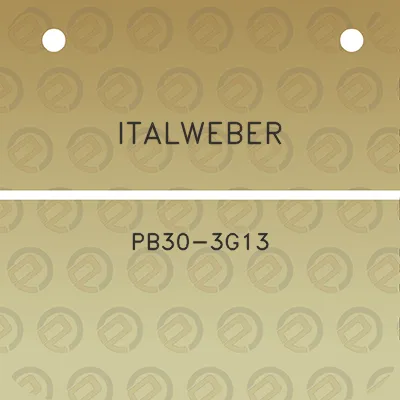 italweber-pb30-3g13