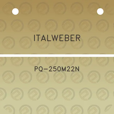 italweber-pq-250m22n