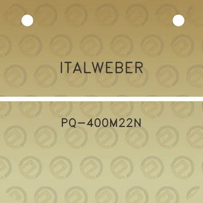 italweber-pq-400m22n