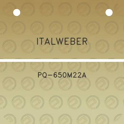 italweber-pq-650m22a