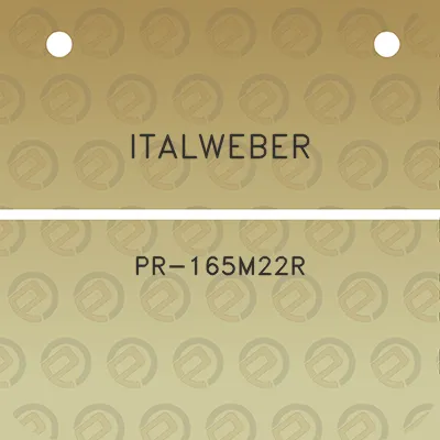 italweber-pr-165m22r