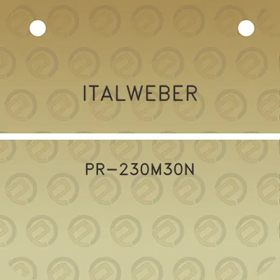 italweber-pr-230m30n