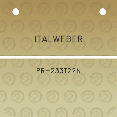 italweber-pr-233t22n