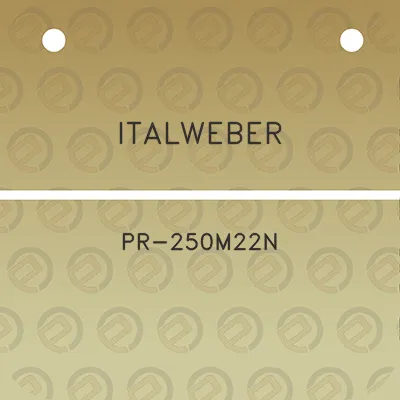 italweber-pr-250m22n