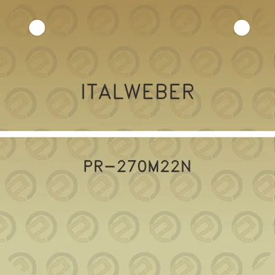 italweber-pr-270m22n