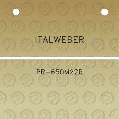 italweber-pr-650m22r