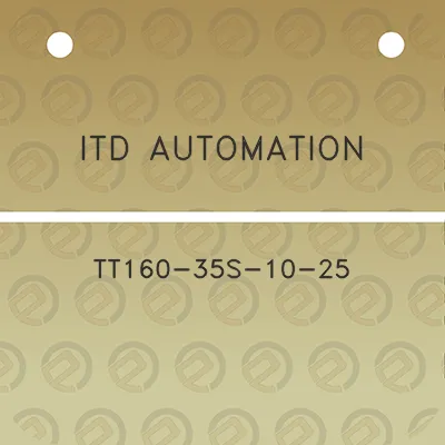 itd-automation-tt160-35s-10-25