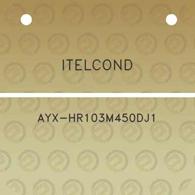 itelcond-ayx-hr103m450dj1