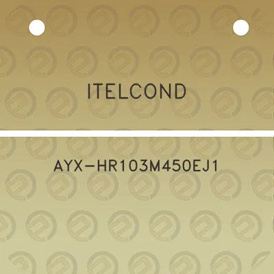 itelcond-ayx-hr103m450ej1