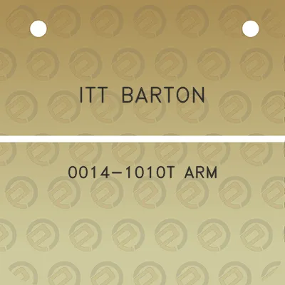 itt-barton-0014-1010t-arm