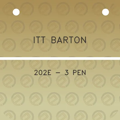 itt-barton-202e-3-pen