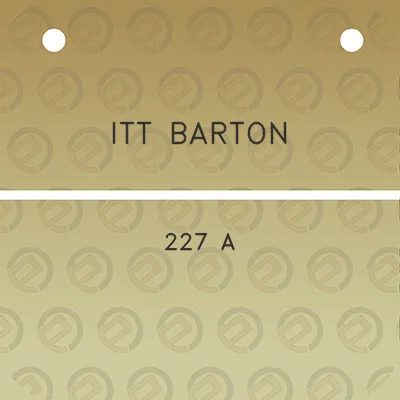 itt-barton-227-a