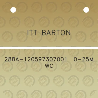 itt-barton-288a-120597307001-0-25m-wc