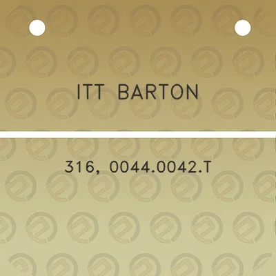 itt-barton-316-00440042t