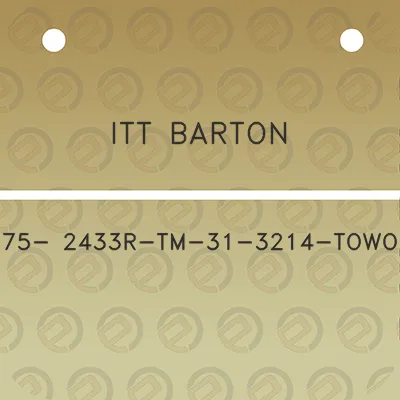 itt-barton-75-2433r-tm-31-3214-towo