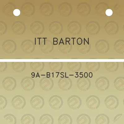 itt-barton-9a-b17sl-3500