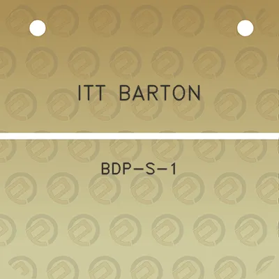 itt-barton-bdp-s-1