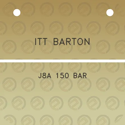 itt-barton-j8a-150-bar