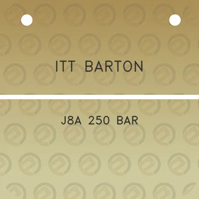 itt-barton-j8a-250-bar